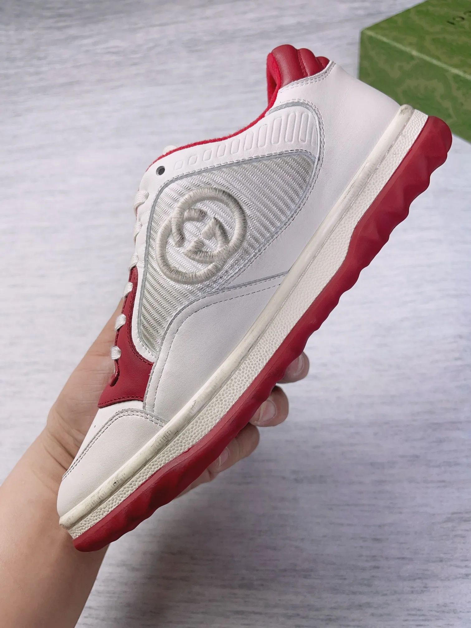 👟👟Ex-factory price 600👟👟 👑The top version of Gucci's latest popular MAC80 sneakers on the market, women's 35-40, men's 39-45 👏👏👏Welcome all bosses to compare and provide guidance...